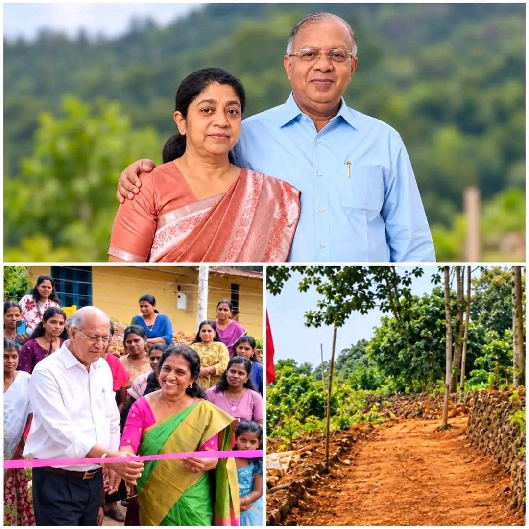 സ്വന്തം ഭൂമി പത്തോളം കുടുംബങ്ങൾക്ക് റോഡിനായി വിട്ടുനൽകി ലാലുച്ചായൻ